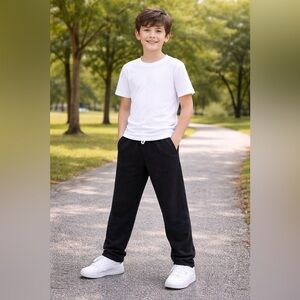 Carter's Black Fleece Pants boys 14/14A